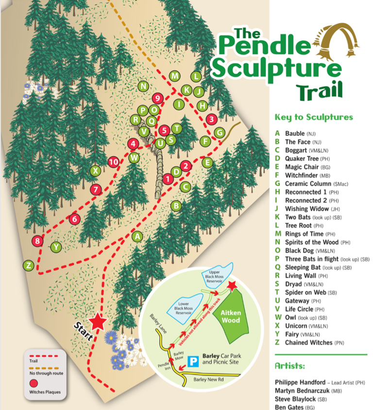 PENDLE SCULPTURE TRAIL | Lets Walk In Pendle